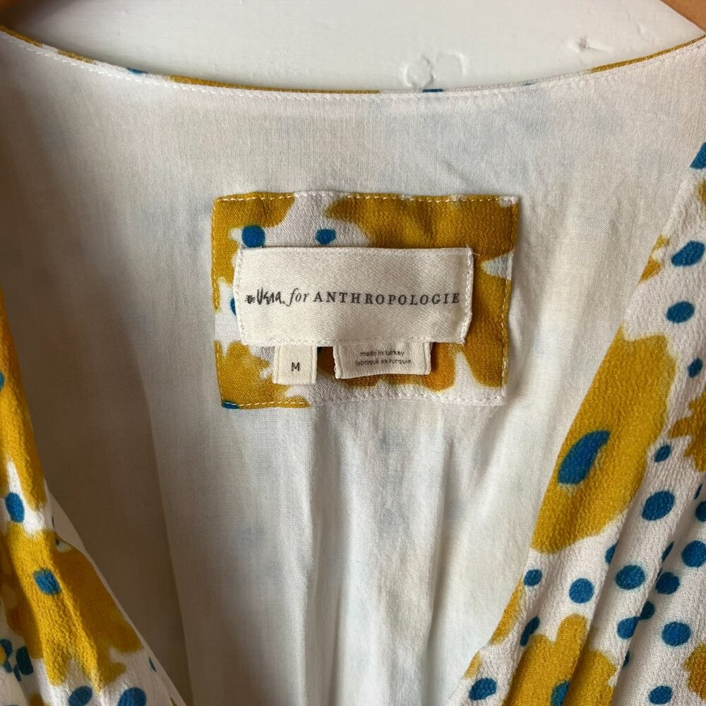 Vera for Anthropologie Buttercup Mini Dress size Medium - Picture 4 of 6